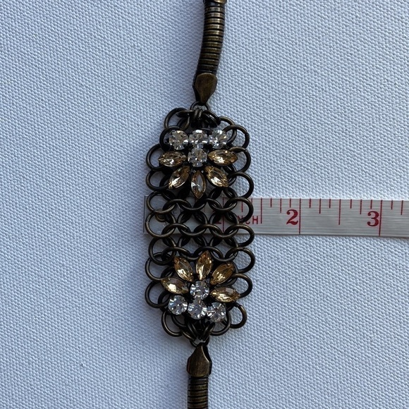 J Crew Rhinestone Mesh Bracelet - Picture 9 of 9